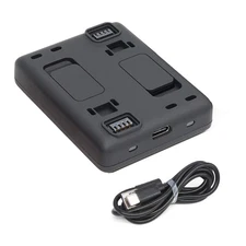Dual Battery Charger Hub for Insta360 One RS and R Accessories Boosted Base