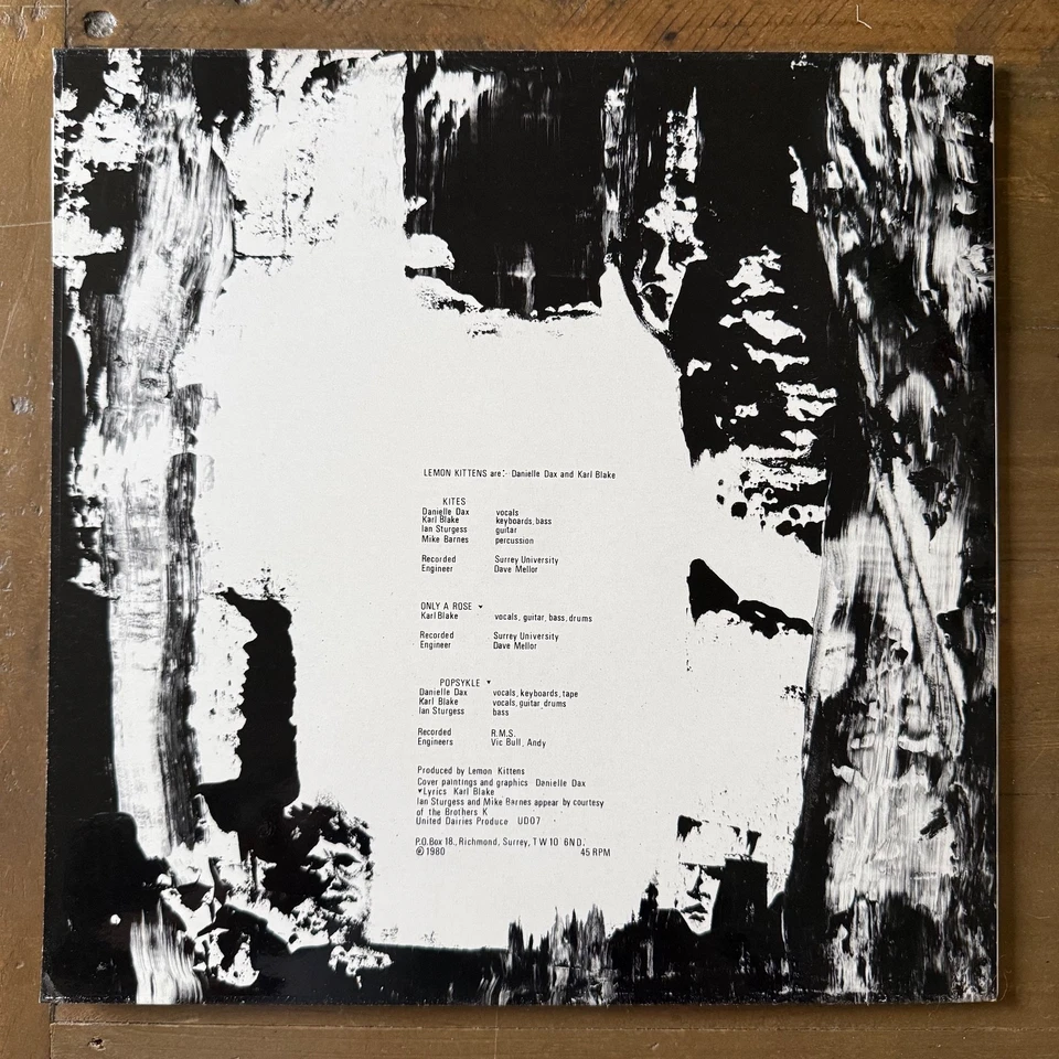 Lemon Kittens Cake Beast 12'' Vinyl - KITES, ONLY A ROSE - United Dairies UD 07 - Image 2 of 4