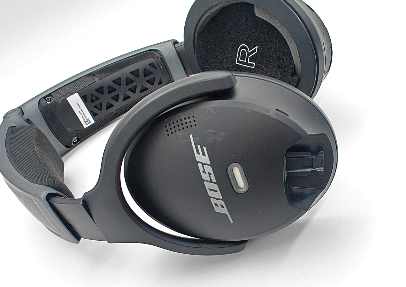 Bose A30 Aviation Headset Headphones Only Un-Tested For Parts Repair
