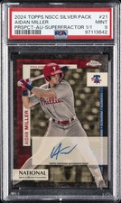 2024 AUTO-SUPERFRACTOR 1/1 #21 AIDAN MILLER 1/1 PSA 9