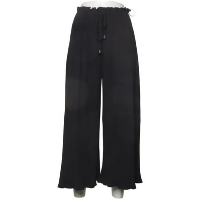 Qed London, Palazzohose, Größe: S, Schwarz, Polyester, Streifen, Damen #7hs