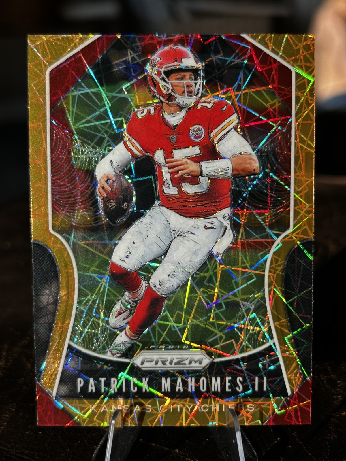 Patrick Mahomes II 2019 Panini Prizm Gold Lazer Prizm Kansas City Chiefs #210