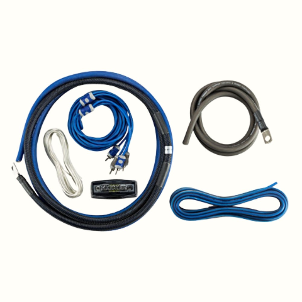 Open Box Kicker 46CK4 Complete Four Gauge Wiring Kit with 2-Channel Amplifier
