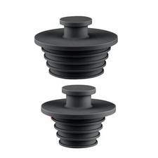 Silicone Bathtub Stopper 2 Pack Sink Drain Plug Shower Seal Bathroom Stoppers