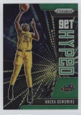 2021 Panini Prizm WNBA Get Hyped Green Prizm Nneka Ogwumike #4 3pu