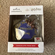 Hallmark Harry Potter Christmas Ornament  CHOCOLATE FROG BOX Exclusive New