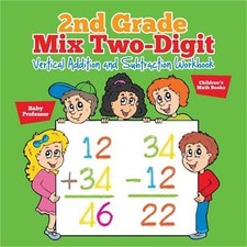2nd Grade Mix Two-Digit Vertical Addition and Subtraction Workbook Children's Ma