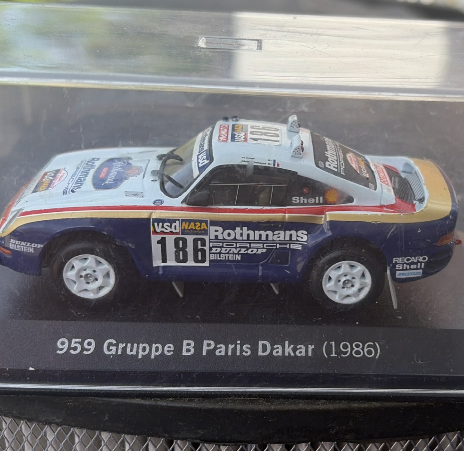 MINICHAMPS 1:43 Porsche 959 Gruppe B Paris Dakar 1986 Rothmans