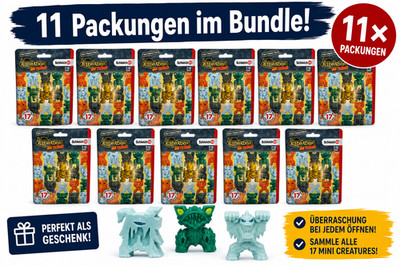 11x SCHLEICH Eldrador 81000 Mini CREATURES Pack Serie 1 - Neu und OVP