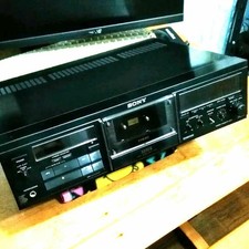 Sony TC-K333ESX Cassette Deck Auto Stop Playback Used Vintage Tape Player
