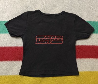 Vintage 90s 1997 ATR Atari Teenage Riot Women's Extra Small Baby