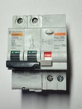 Disjoncteur différentiel bipolaire Merlin Gerin C60N 16A 30mA.