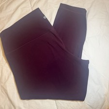 Lululemon Align High Rise Leggings 25  Length Women  s Size 20 Black Plum EUC