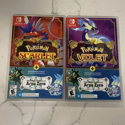 Pokemon Violet + Scarlet Bundle The Hidden Treasure of Area Zero Nintendo Switch