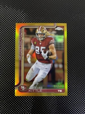 2025 Topps Chrome TRUE GOLD  Auto /50 George Kittle Color Match