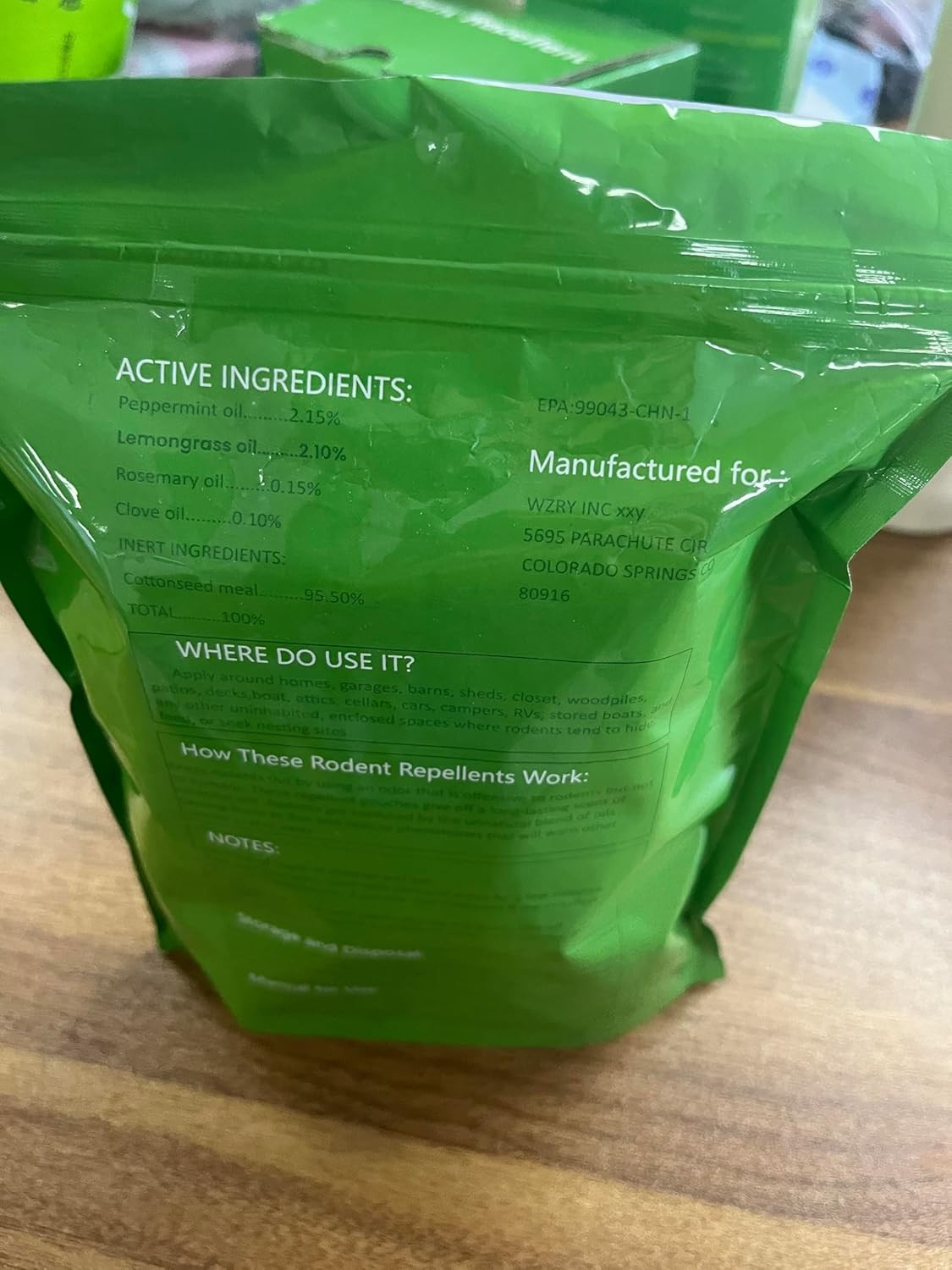 12 Pack Vamoose Natural Rodent