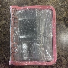 6-hole zipper binder With 16 Plastic Binders
