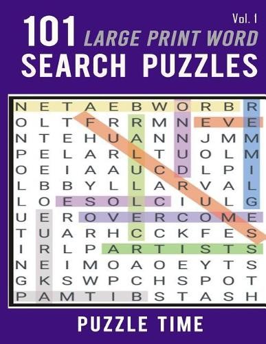 Puzzle Time 101 Large Print Word Search Puzzles (Taschenbuch) (US ...