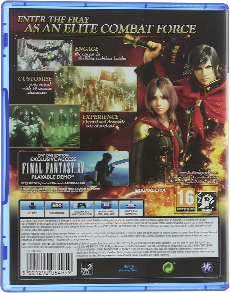Final Fantasy Type-0 HD (PS4) PlayStation 4 Standard Editio (Sony Playstation 4) - Image 3 of 4
