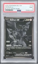 2025 Pokemon Scarlet & Violet Black Bolt BWR Zekrom EX #172 PSA 9 on eBay