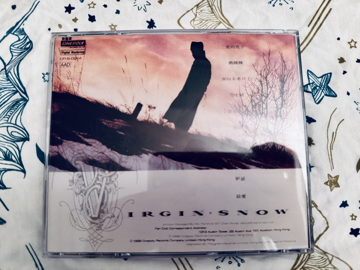 Leslie Cheung レスリー・チョン　張國榮 Virgin  Leslie Cheung 张国荣 Virgin Snow CD 1988 香港经典Cantopop Rare