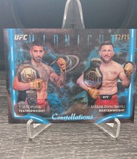2025 Topps Midnight UFC - Constellations Topuria/Dvalishvili Moonrise /25