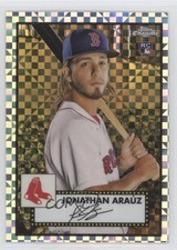 2021 Topps Chrome Platinum Anniversary X-Fractor Jonathan Arauz Araúz #130 1n4