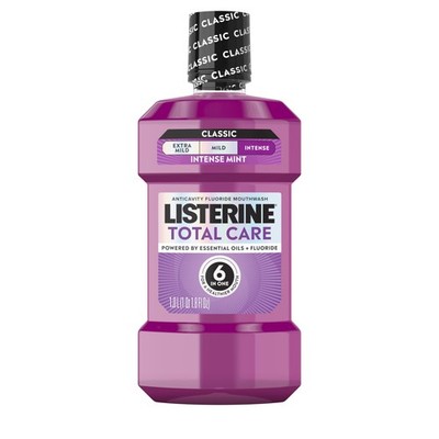 Listerine Total Care Intense Anticavity 33.8 Fl Oz (Pack of 1), Standard