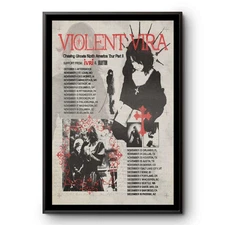 Violent Vira Chasing Ghosts North America Tour Part II 2025 Poster