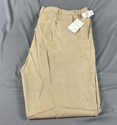 Tommy Bahama Golf Pants Havana Herringbone 48 x 34 Khaki Silk Cotton MSRP $170