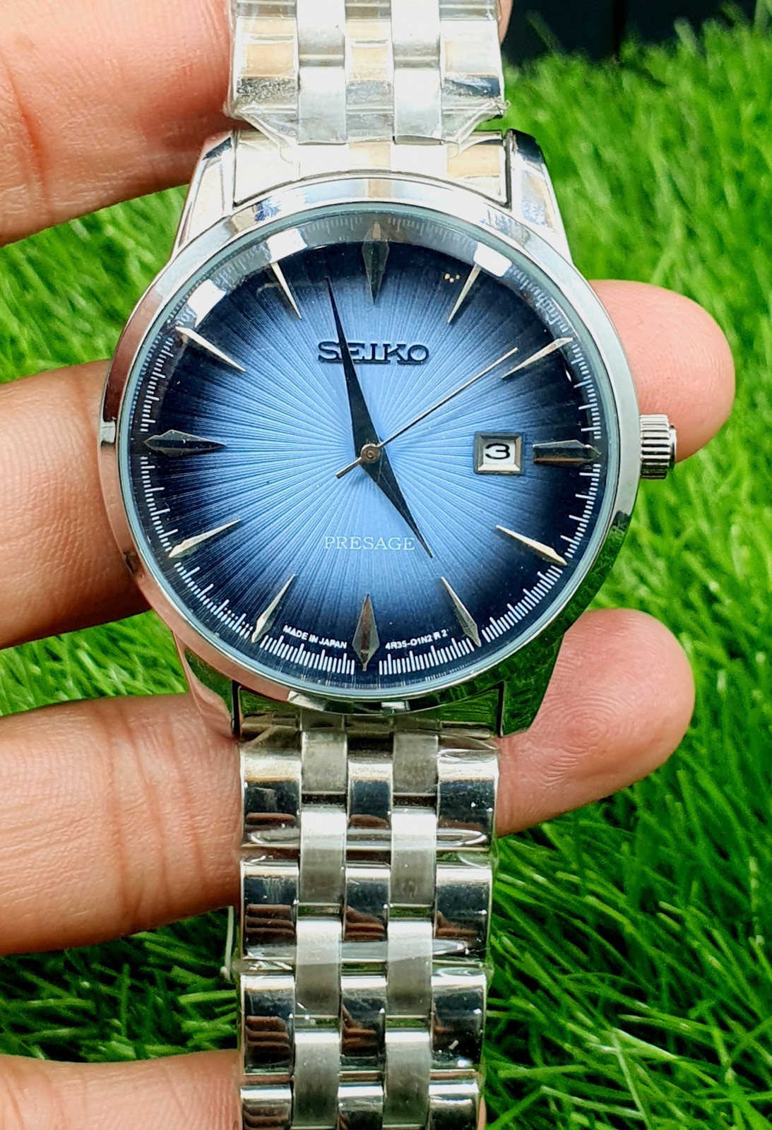 Watch Dial Seiko China Automatic Presage Date Blue Men's Made Day 4R15-O1N2 - VintageWatches.PK Watch Dial Seiko China Automatic Presage Date Blue Men's Made Day 4R15-O1N2 - vintagewatches.pk