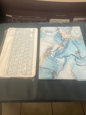 Keyboard Case for For iPad 9th/8th/7th Gen 10.2 inch Stand Cover w Pencil Holder