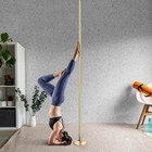 Xcceries 10 FT Spinning Static Dancing Pole Kit w/ Extensions Fitness Dance Gold — photo 8