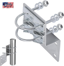 Pole Mounting Bracket Double U Bolt Clamp V Jaw Bracket Not Pole