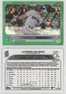 2022 Topps Chrome Logofractor Edition Green Refractor /99 Jarred Kelenic #97
