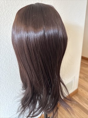 Nature Loose Wavy Hair Topper One Piece Clip in Hairpiece 20 red/ brown  236