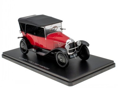 Citroen Type A 10HP Torpedo 1919 rot Modellauto Cit010 Hachette 1:24
