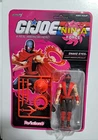 GI JOE SUPER7 REACTION+ NINJA FORCE SNAKE EYES O-RING FIGURE MOC