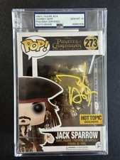 Johnny Depp Signed Funko Pop #273 Pirates of the Caribbean PSA/DNA 10 GEM MINT