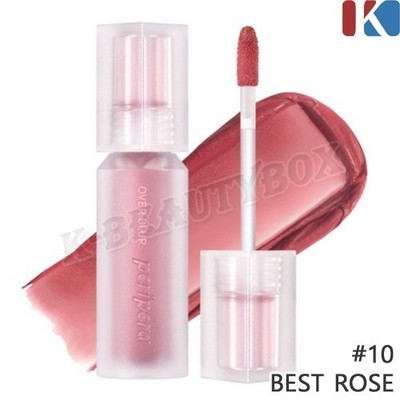 PERIPERA Over Blur Tint 3,5g #10 Best Rose Velvet Smooth Over Lip Tint K-Beauty