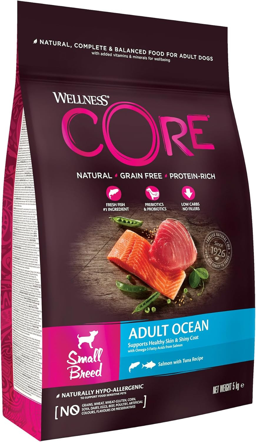Cibo Naturale Cani Piccoli Ocean 5Kg: Salmone e Tonno Grain Free