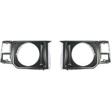 Pair Set Of 2 Headlight Doorsbezels Left-and-right Left Right For Montero