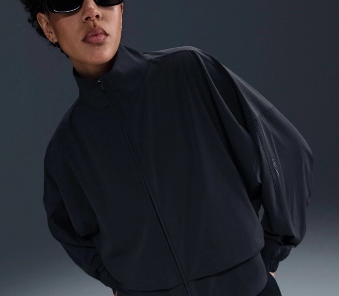 $150 Nike Women's 24.7 PerfectStretch Dri-FIT Woven Jacket M Black Style HJ0963