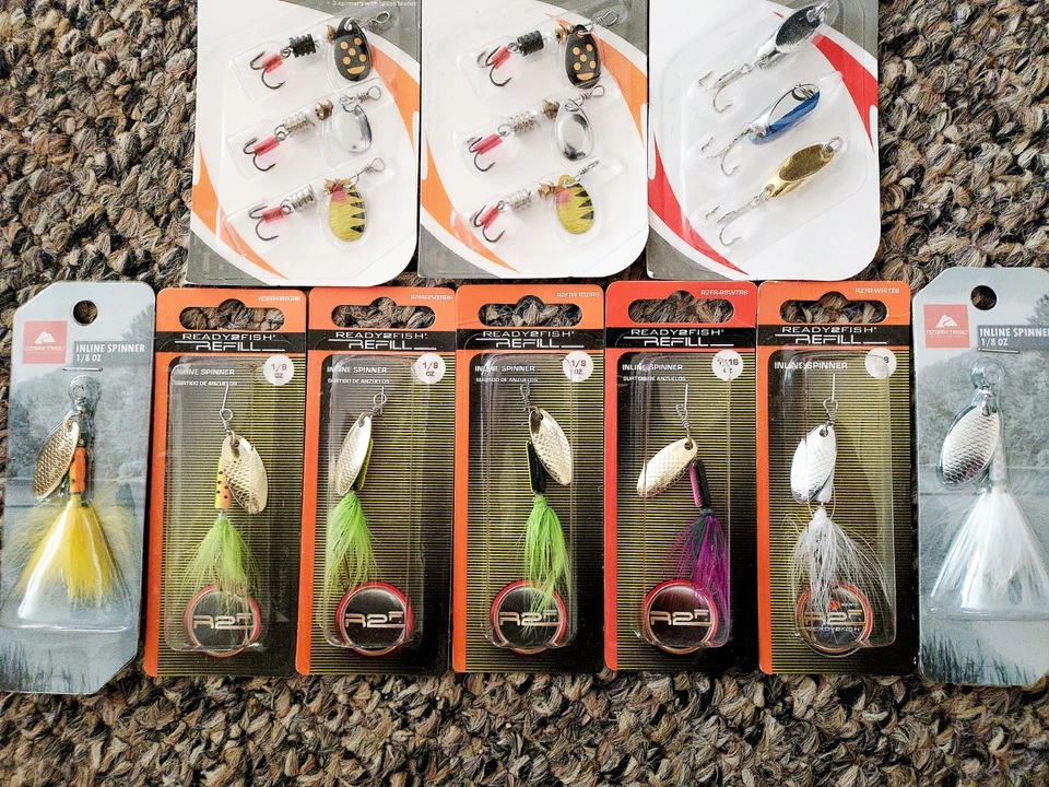 Lote de pesca South Bend Ozark Trail Ready2Fish lubina mierda trucha - 16 señuelos Foto 3 de 3