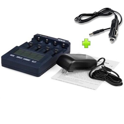 OPUS BT-C3100 V2.2 Universal Four Slots Smart Rechargeable Battery Charger Black