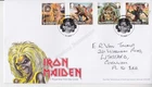 GB ROYAL MAIL FDC FIRST DAY COVER 2023 IRON MAIDEN STAMP EX SHEET HANDWRITTEN