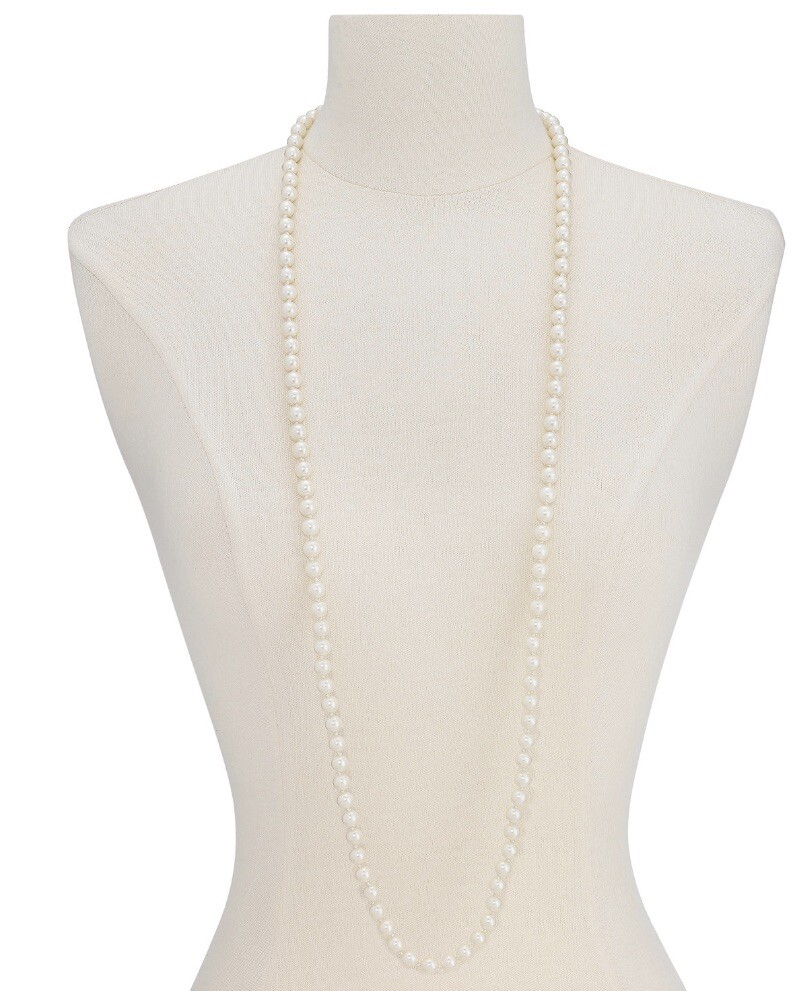 $148 Kate Spade Pearls Of Wisdom Long Pearl Necklace #KSJ1a