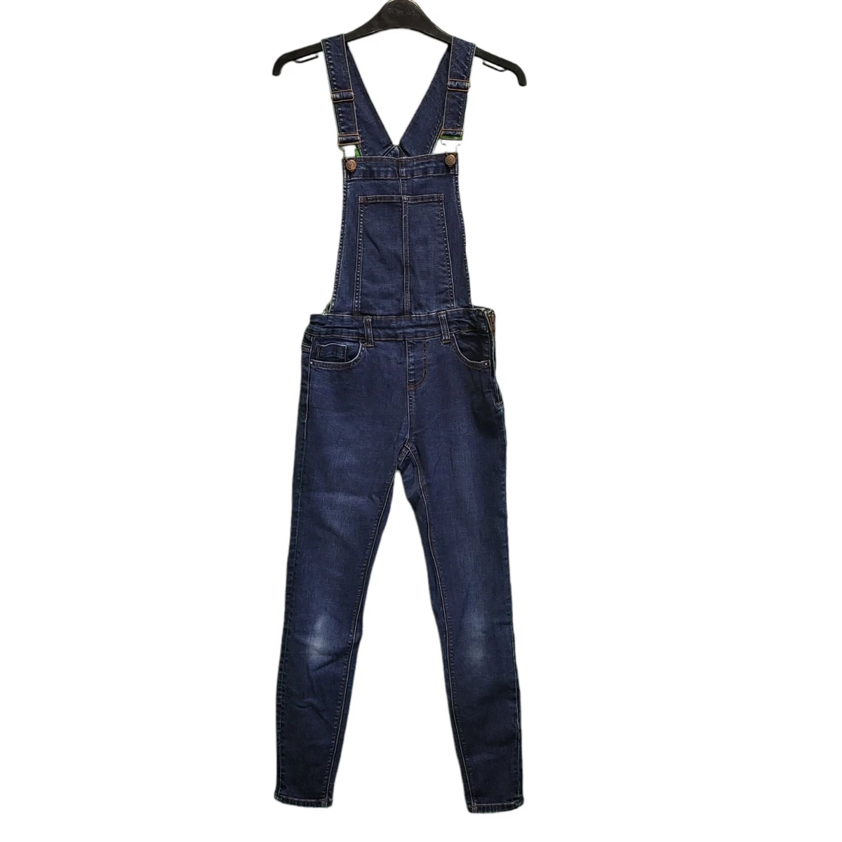 New look hotsell denim dungarees