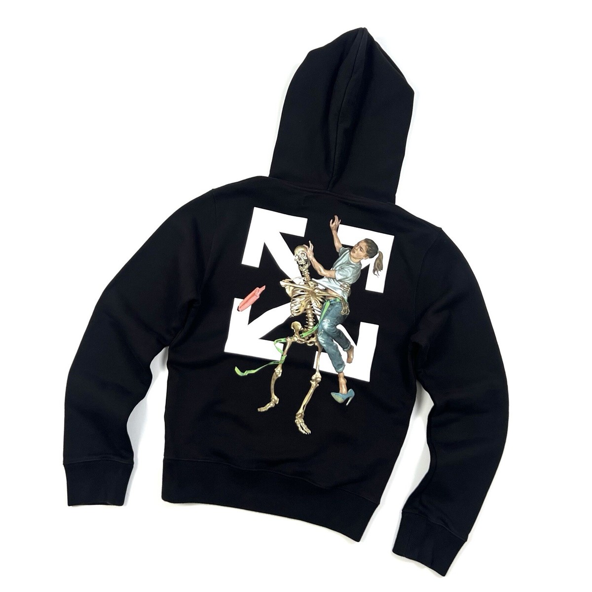 Authentic Off-White Pascal Skeleton Over Hoodie Men's Size Authentic Off-White Pascal Skeleton Over Hoodie Men's Size
