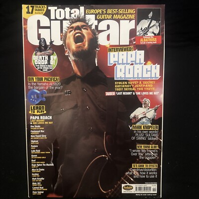 TOTAL GUITAR Magazine - 102 - OCT 2002 PAPA ROACH mark knopfler ALICE IN CHAINS